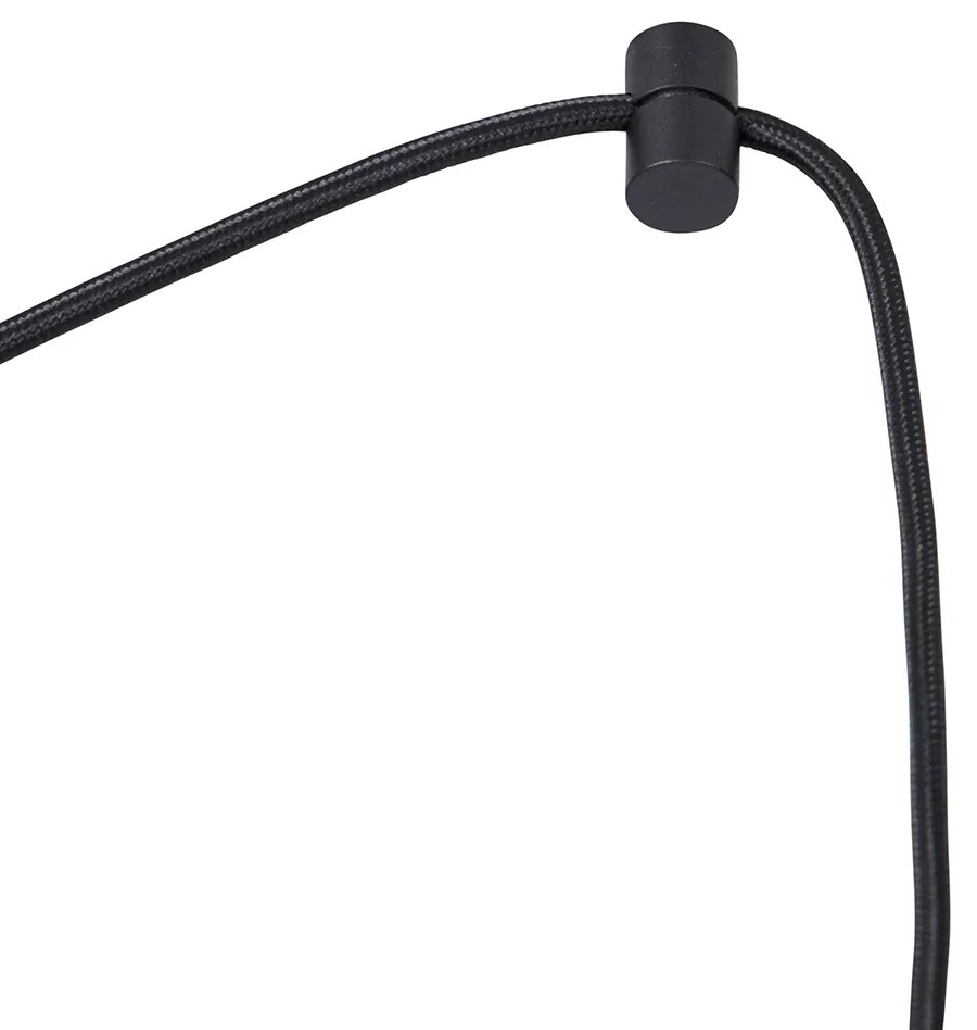 Lampă modernă cu pandantiv aurie cu priză, incluzând bec LED reglabil - Cavalux