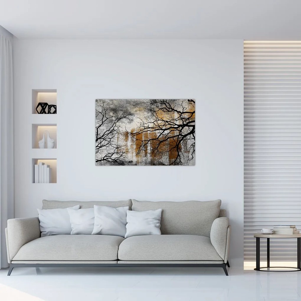 Tablou - Siluetă copac (90x60 cm)