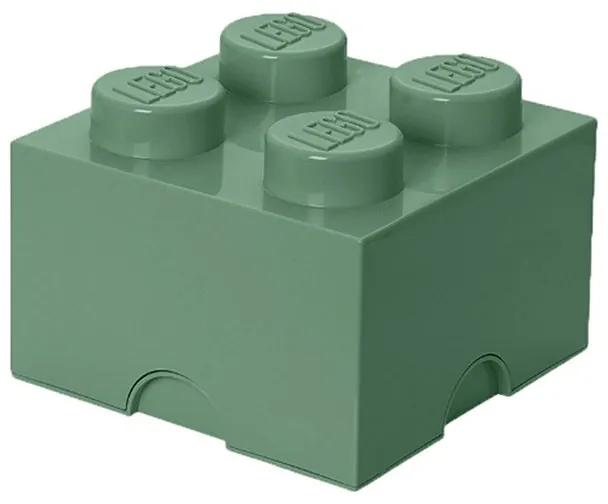 LEGO - Cutie depozitare 2X2 , Verde nisip