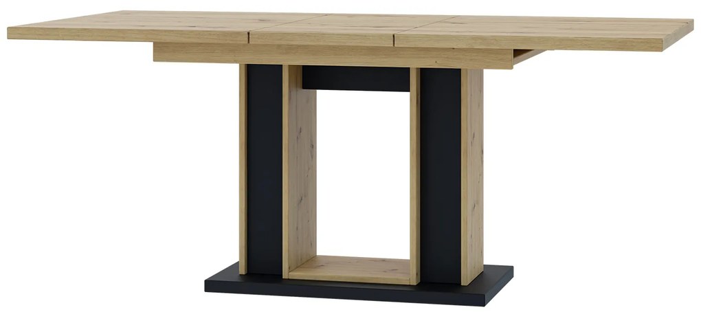 Masă de sufragerie Farug (artisan + Negru) (pentru 6 până la 8 persoane). 1055168