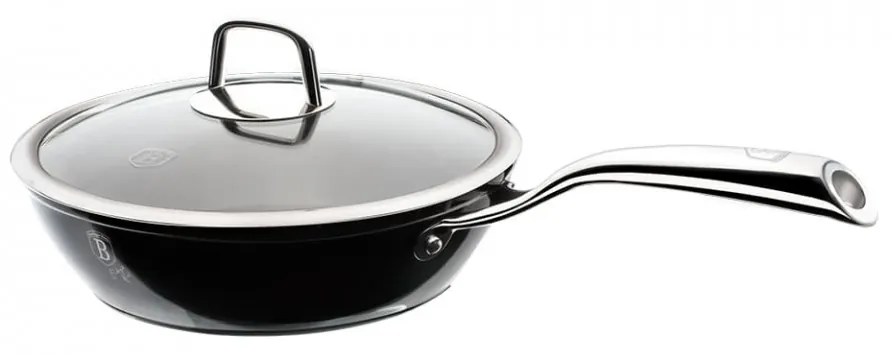 Tigaie cu capac adanca 24 cm Black Royal Collection Berlinger Haus BH 1678