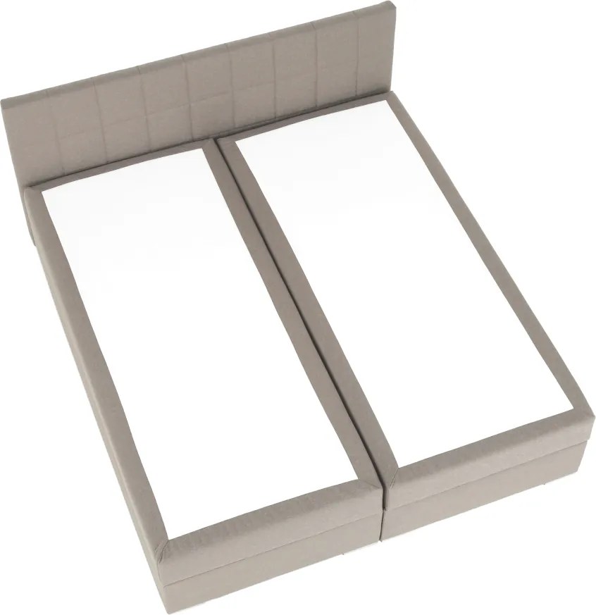 Pat tip BOXSPRING 180x200, taupe gri-maro, FERATA TV KOMFORT