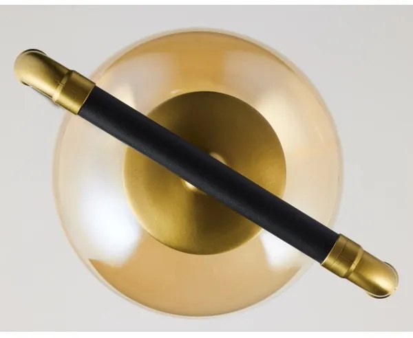 Lustră pe cablu Jupiter 2024 ZAFRA 1xG9/10W/230V negru/auriu/bej