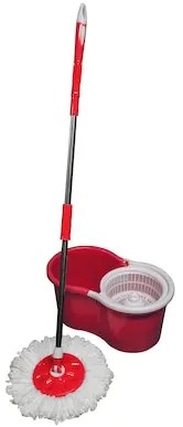 Set curatenie mop rotativ 360 12 L Rosu