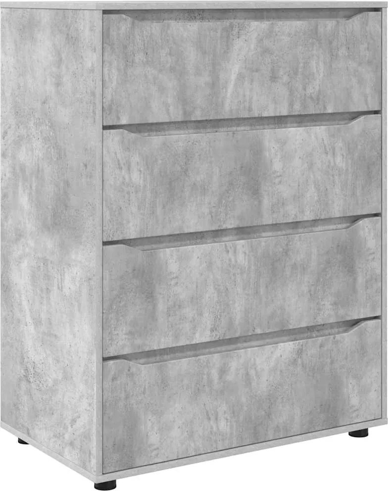 vidaXL Dulapuri de depozitare 2 pcs Gri din beton 80 x 48 x 105 cm