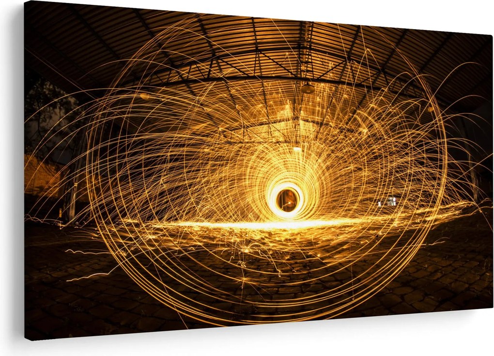 Tablou - Disc luminos (90x60 cm)