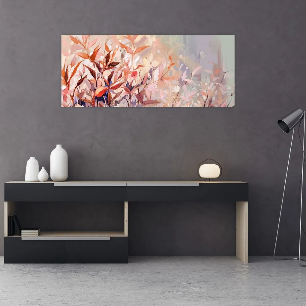 Tablou - Pictura pastel toamnă (120x50 cm)