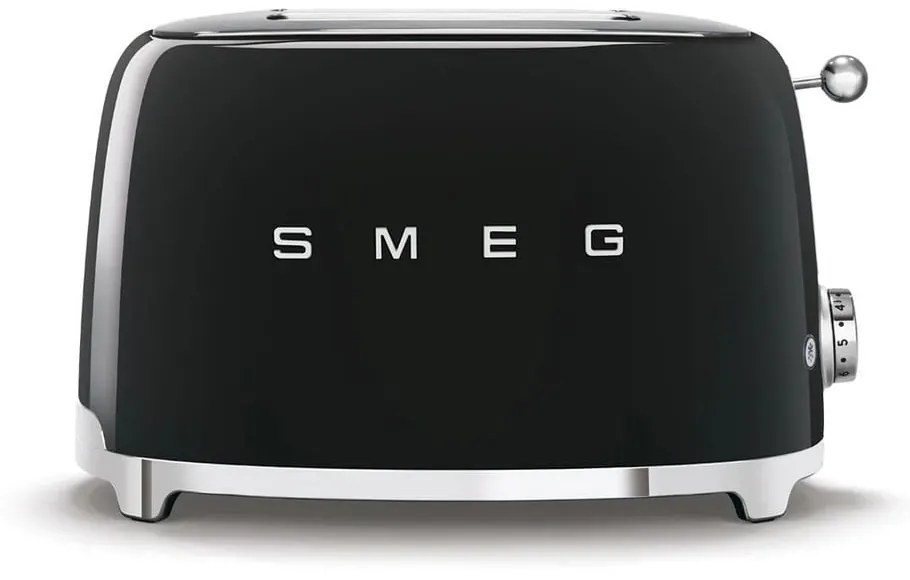 Prăjitor de pâine negru Retro Style – SMEG