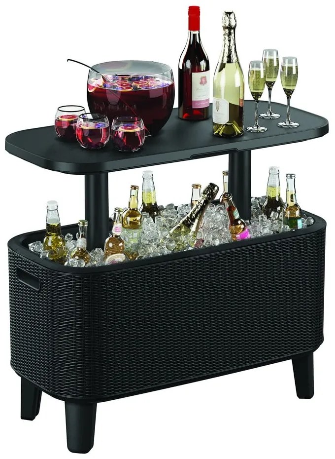 Masă de grădină cu frapieră din plastic 83.5x40 cm Bevy – Keter