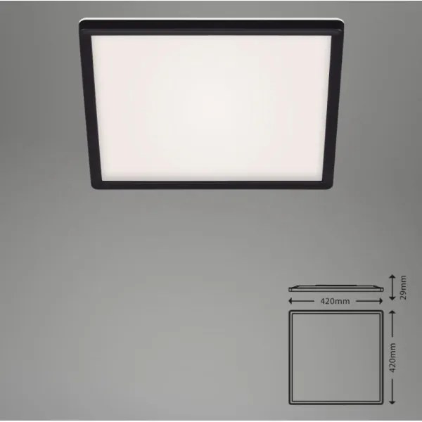 Plafonieră LED dimabilă Briloner 7082-015 SLIM LED/22W/230V + telecomandă