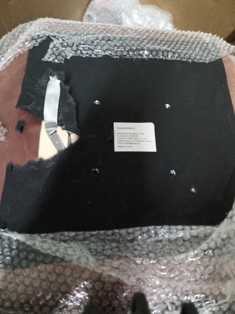 OFERTA Scaun de birou roz inchis AVOLA VELVET II. calitate