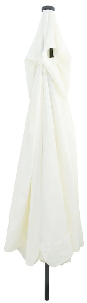 vidaXL Parasol de Grădină Alb și negru 395 x 395 x 245 cm