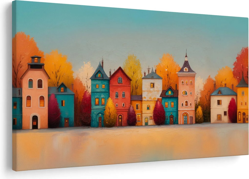 Tablou - Sat de toamnă (90x60 cm)