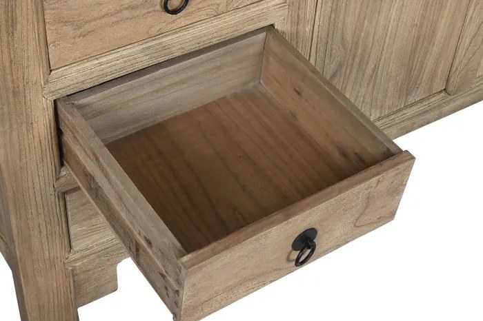 Bufet rustic, din lemn masiv, cu 3 sertare, „Étable”