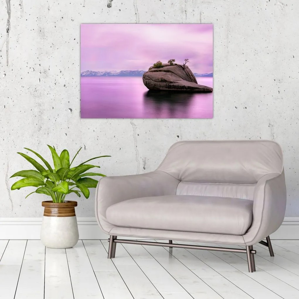 Tablou cu piata în mare (70x50 cm)