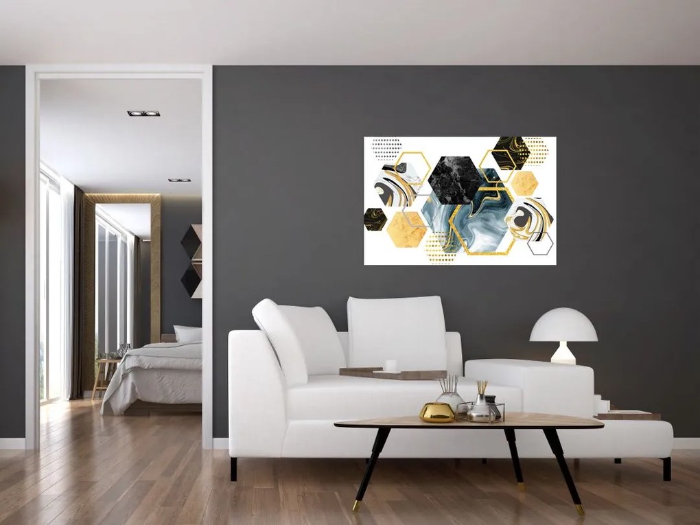 Tablou - Poligon (90x60 cm)