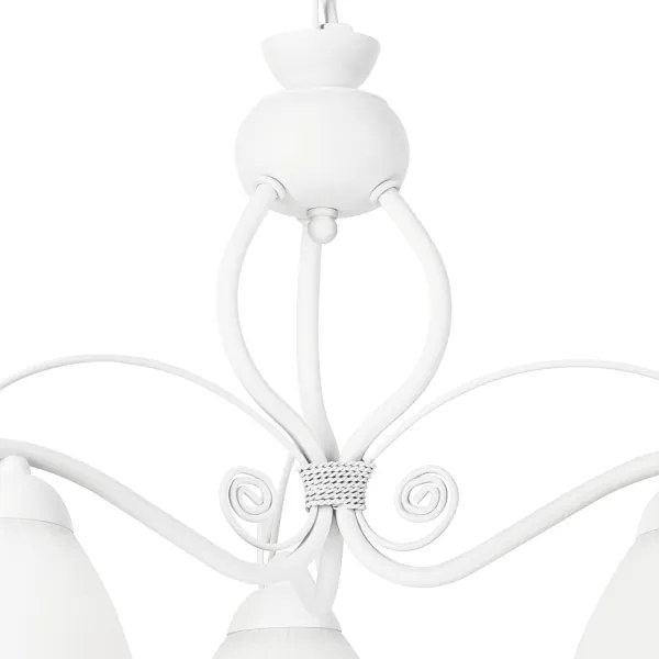 Lustră pe lanț RETRO II 3xE27/60W/230V alb