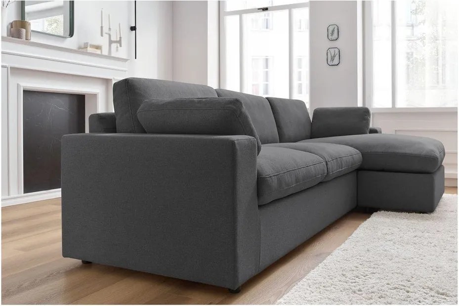 Colțar gri închis Belair – Bobochic Paris