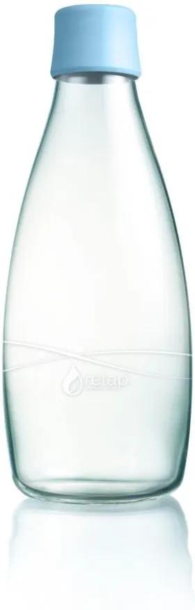 Sticlă cu garanție pe viață ReTap, 800 ml, albastru pastel