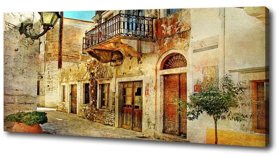 Imprimare tablou canvas Strazi din grecia