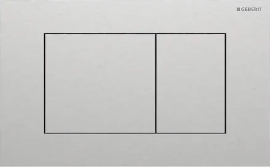 Clapeta de actionare Geberit Sigma40 Slim inox finisaj periat