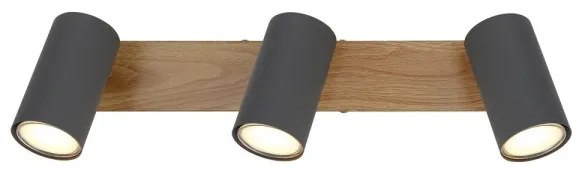 Spot ROBBY 3xGU10/35W/230V gri/maro Globo 57911-3G