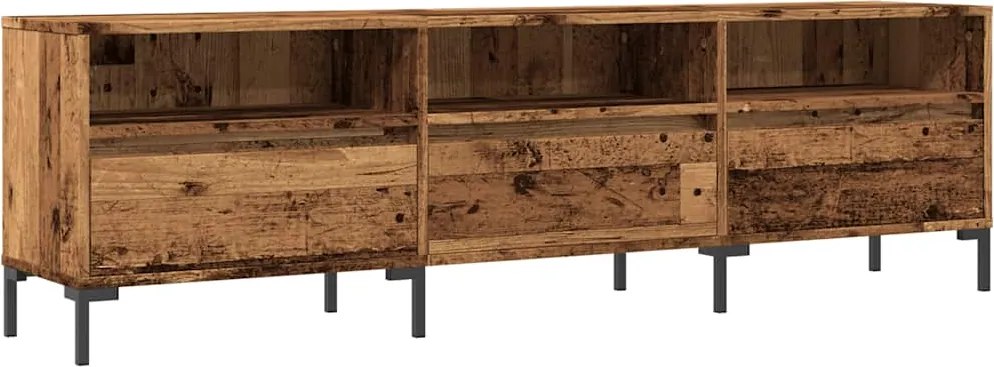 vidaXL Comodă TV, lemn vechi, 150x30x44,5 cm, lemn prelucrat