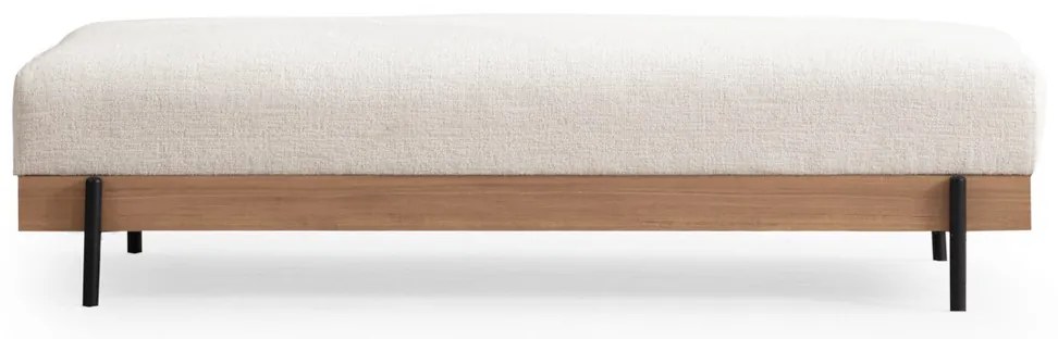 Taburet Eti Oak Pouffe Alb