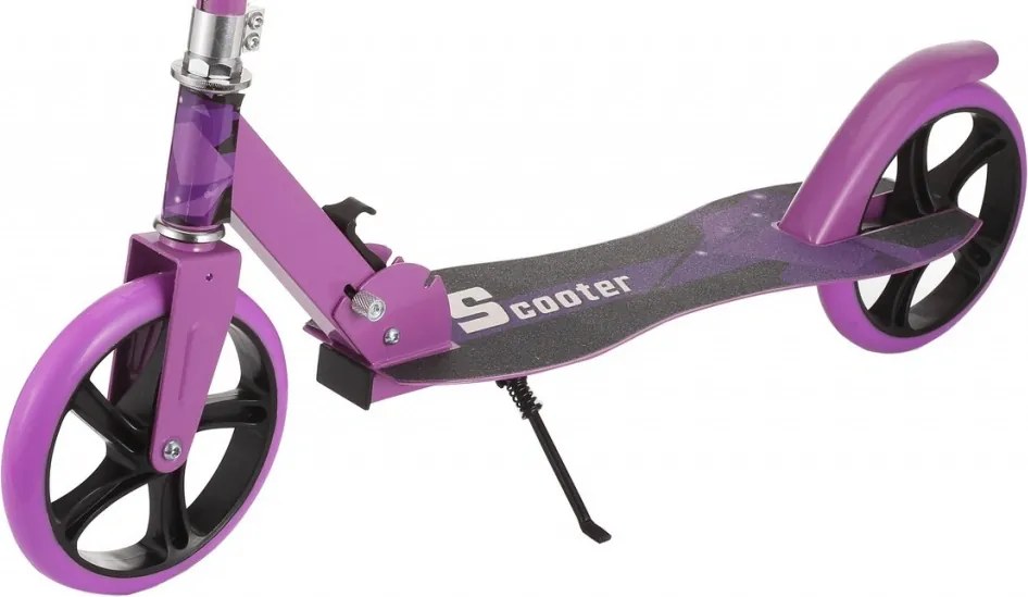 Trotineta copii si adolescenti NOVOKIDS™ Storm EVO PRO, Maxim 100 kg, Functie Super Brake, Maner reglabil pe inaltime, Diametru roata 200 mm, Mov
