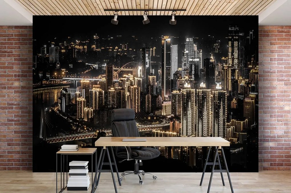 Fototapet - Orașul noaptea (152,5x104 cm)
