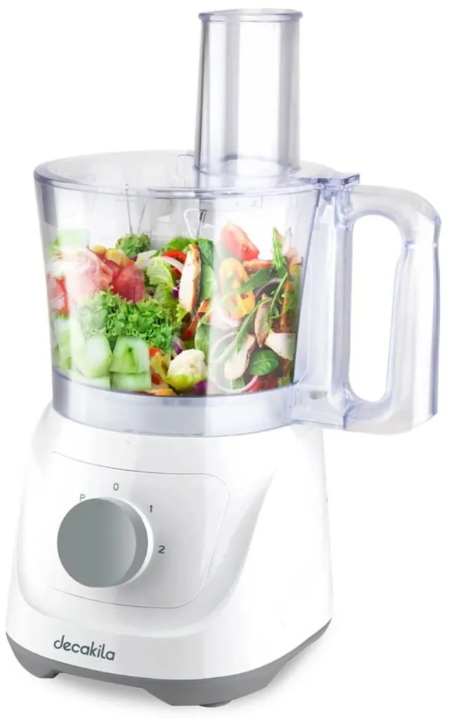 Robot de bucatarie Decakila, 800W, 6 IN 1 , functie maruntire, feliere, taiere KEMG023W