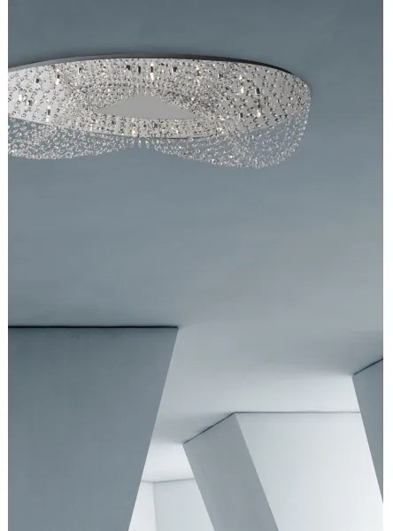 Prezent 69046 - ELIPTHON Plafoniera 8xG9/33W/230V