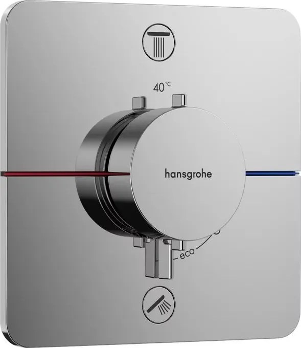 Baterie dus termostatata incastrata Hansgrohe ShowerSelect Comfort Q  2 functii EN1717