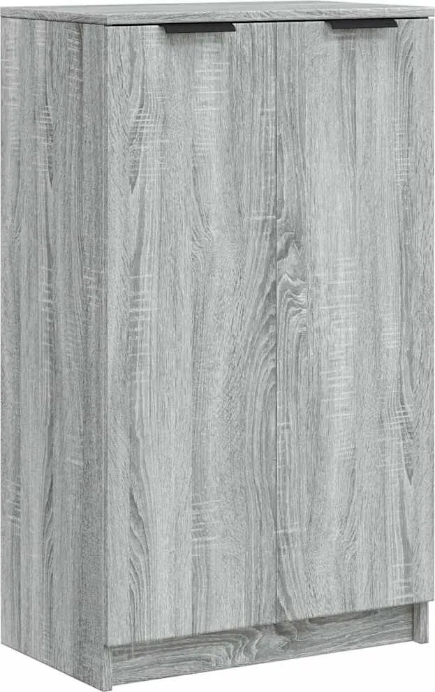 vidaXL Pantofar, gri sonoma, 59x35x100 cm, lemn compozit