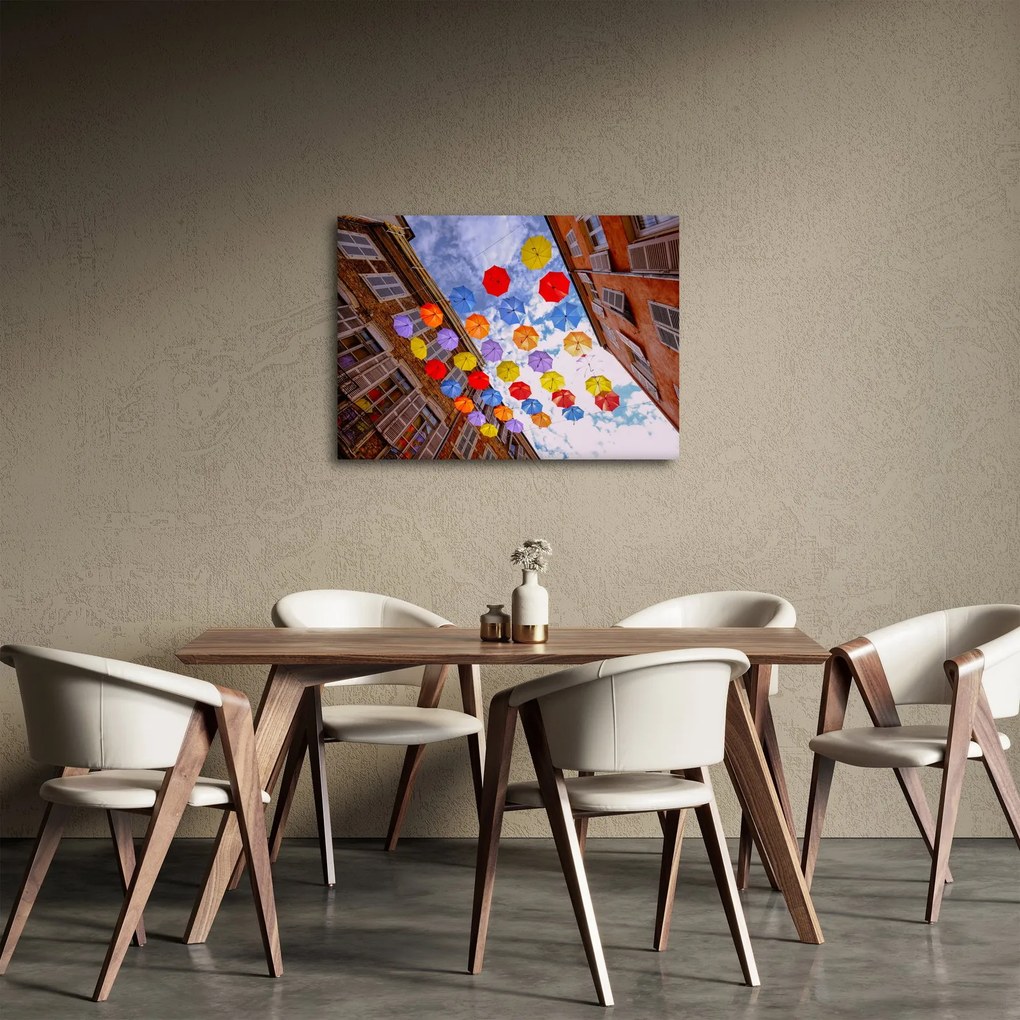 Tablou - Umbrele colorate (70x50 cm)