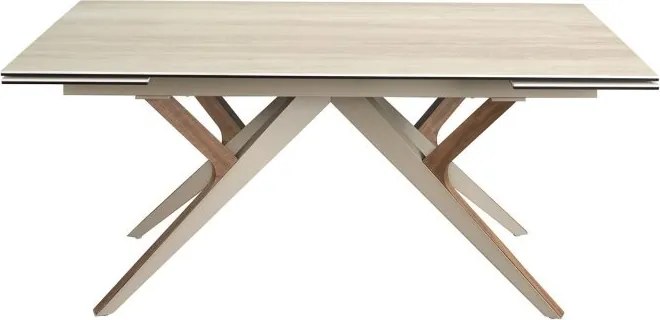 Masa extensibila cu blat din marmura portelanata 1155