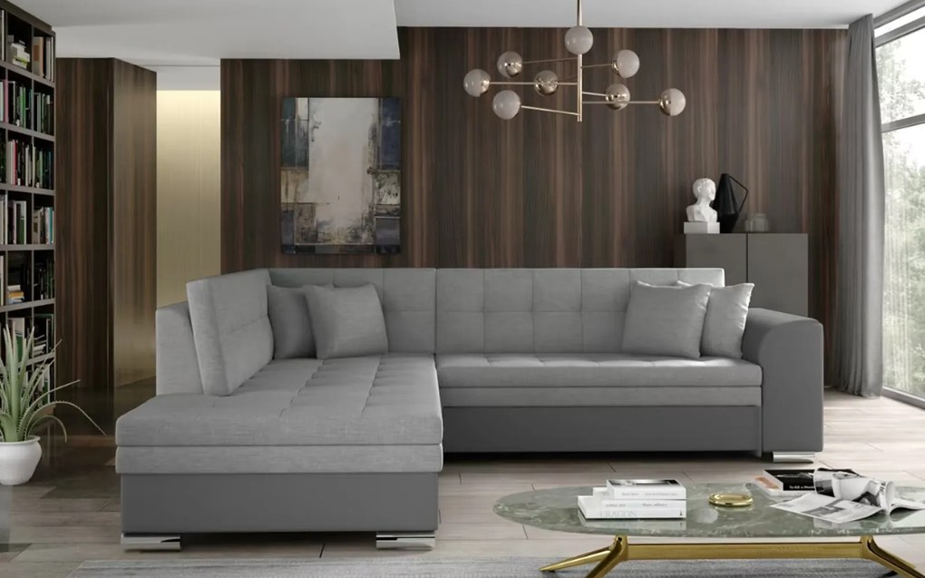 Colțar lemn masiv Extensibil Penelope 260x205cm Personalizabil - Poco 03, Dreapta