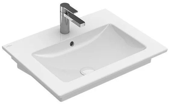 Lavoar pentru mobilier Villeroy & Boch, Venticello, dreptunghiular, 65 cm, alb alpin