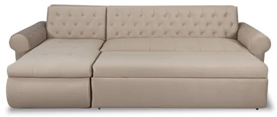Coltar Extensibil Stanga Andreas, 5 Locuri, Crem, 299 Cm
