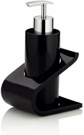 Dozator de săpun Kela Liam, negru, 200 ml