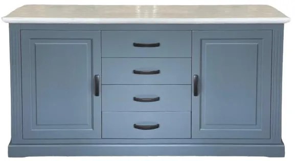 Comoda cu 2 usi si 4 sertare Chiara 175/45/90 cm