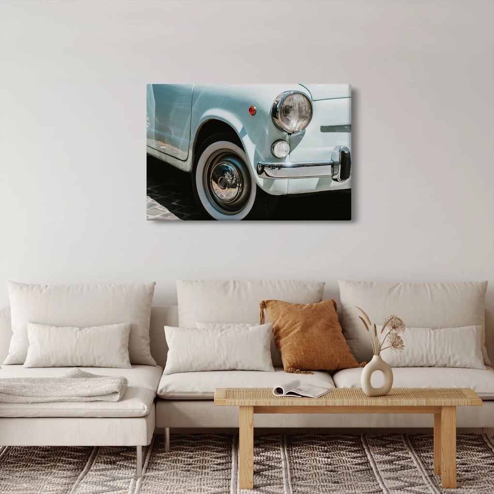 Tablou - mașina retro Fiat (90x60 cm)