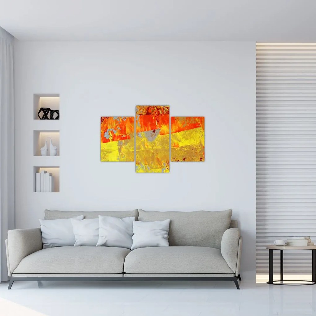 Tablou cu abstracție - pictura (90x60 cm)