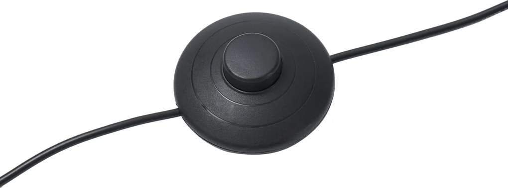 Lampă de podea Art Deco bej cu abajur bej - Nest