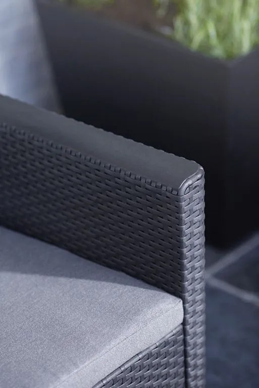 KETER fotoliu Claire, 2 buc grafit