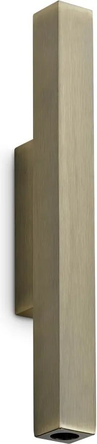 Aplica de perete LOOK LED AP2 SQUARE D30 H300 ON-OFF OTTONE 3000K