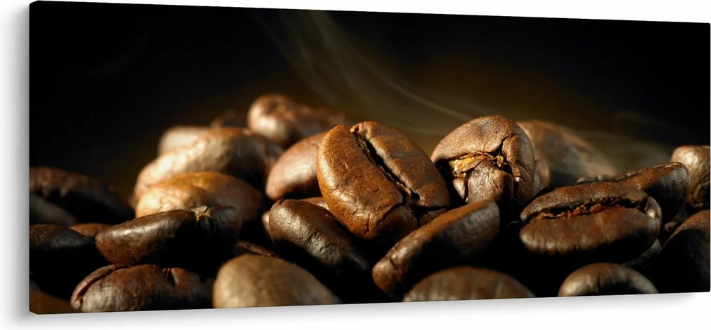 Tablou - Boabe de cafea (120x50 cm)