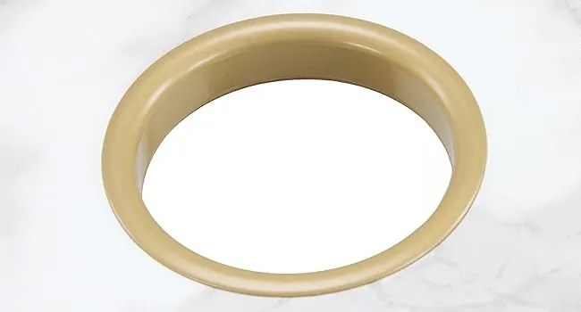 CMAU202 - Carucior 37 cm, cu Rafturi si Roti, masuta manichiura, ucenic cosmetica, masa coafor - Alb - Imitatie de marmura / Negru - Auriu