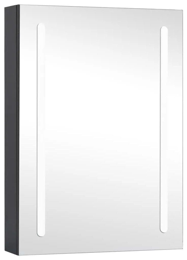 325546 vidaXL Dulap de baie cu oglindă și LED-uri, 50x13x70 cm