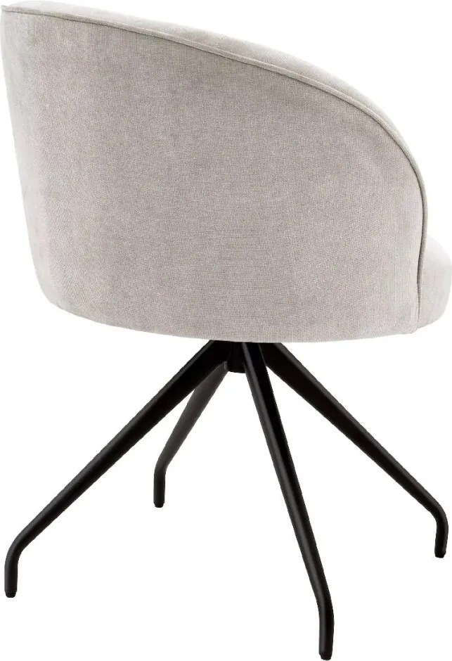 Scaun pivotant design elegant LUX Masters, Clarck sand